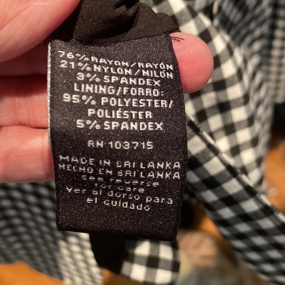 Zack and Rachel sz medium black and white checkered Blazer - Picture 4 of 4